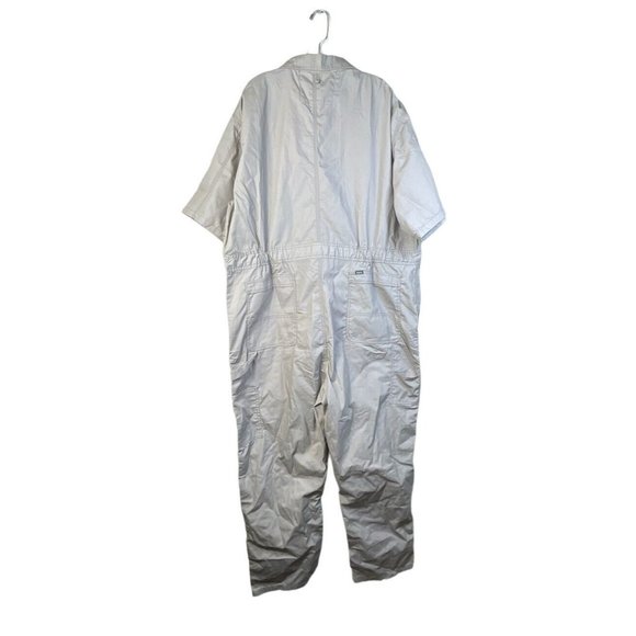 NWT KEY Unlined Poplin Short Sleeved Coverall Men’s Sz 2XLT 996.24 Beige Tan - Picture 2 of 10